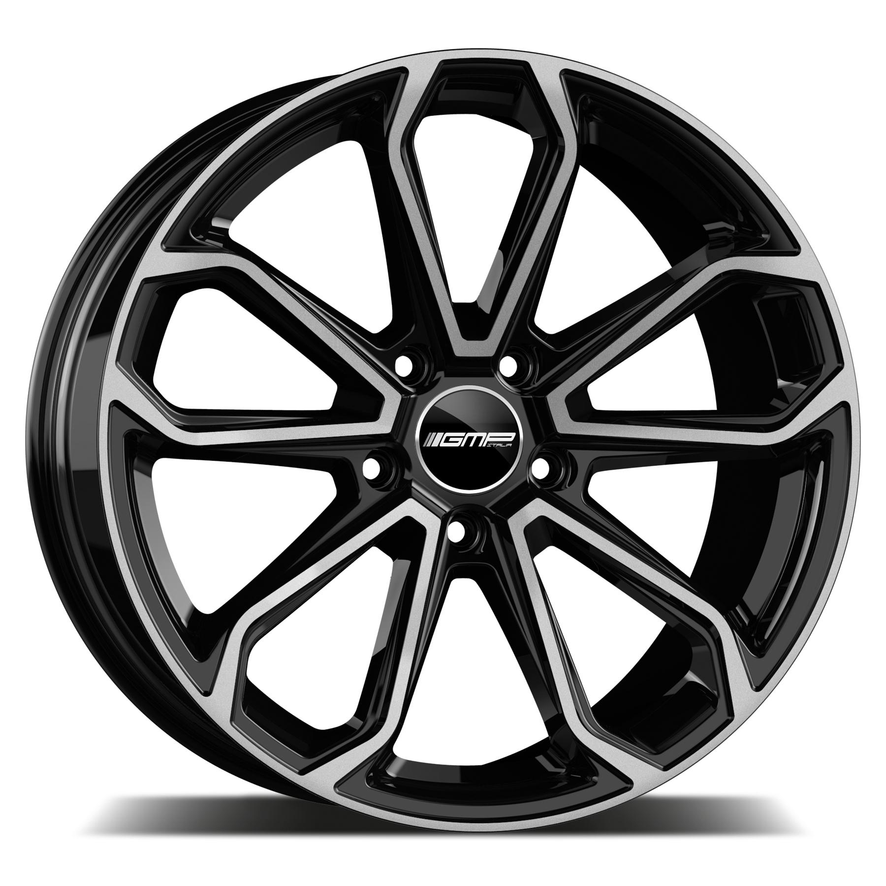 Jante GMP FURIOSA 9.5x21 pouces, entraxe 112, déport ET26, couleur NOIR FACE POLIE