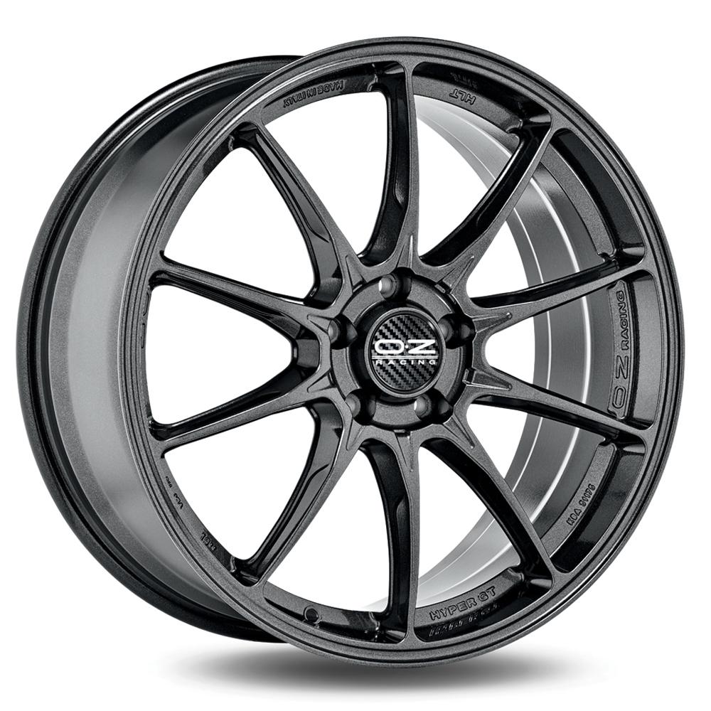 Jante OZ HYPER GT 7.5x18 pouces, entraxe 112, déport ET35, couleur GRIS