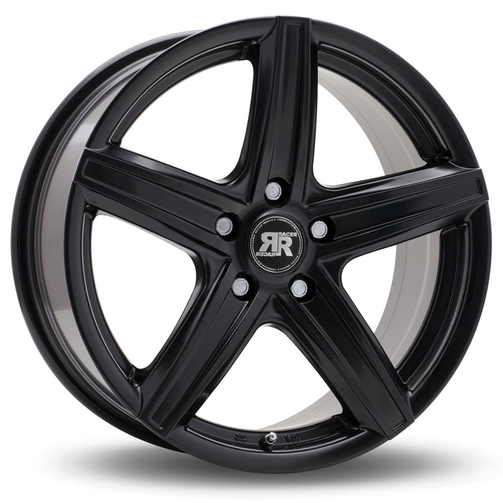 Jante RACER ICE 7.5x17 pouces, entraxe 110, déport ET40, couleur NOIR SATIN