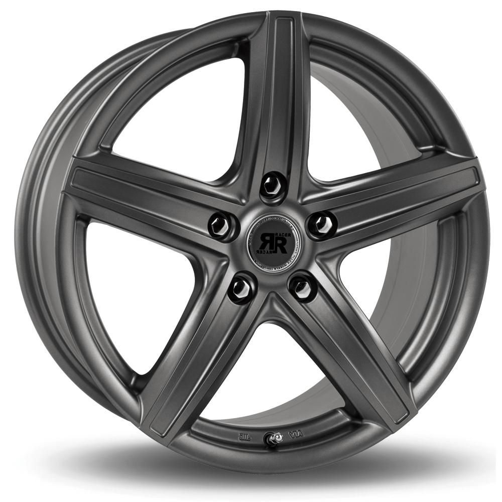 Jante RACER ICE 7.5x17 pouces, entraxe 108, déport ET25, couleur GRIS