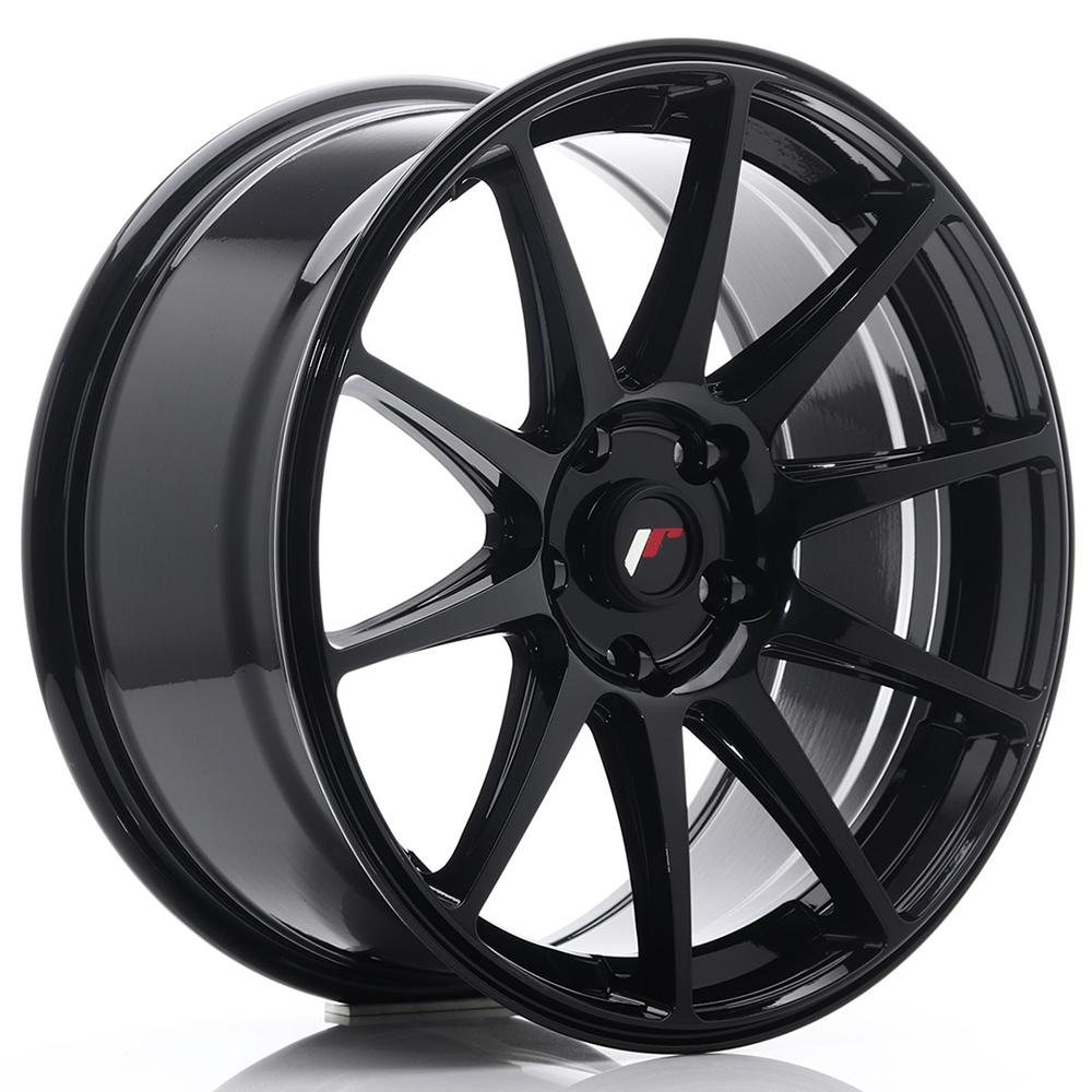 Jante JAPAN RACING JR11 8.5x20 pouces, entraxe 112, déport ET35, couleur NOIR BRILLANT 