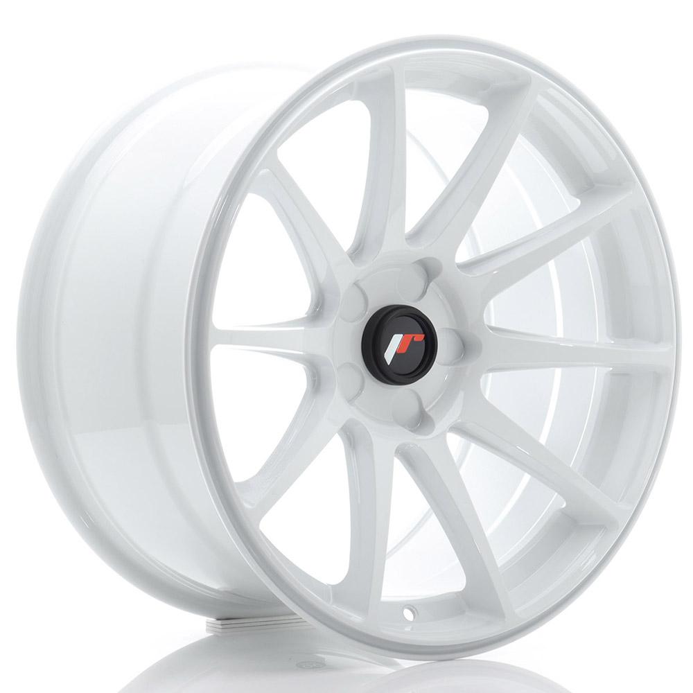 Jante JAPAN RACING JR11 8.5x18 pouces, entraxe 112, déport ET40, couleur BLANC - Jante non percée - Livraison + 72H