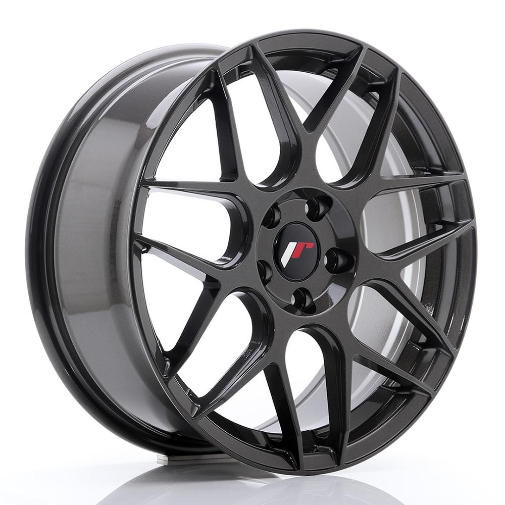 Jante JAPAN RACING JR18 7x16 pouces, entraxe 100, déport ET35, couleur GRIS