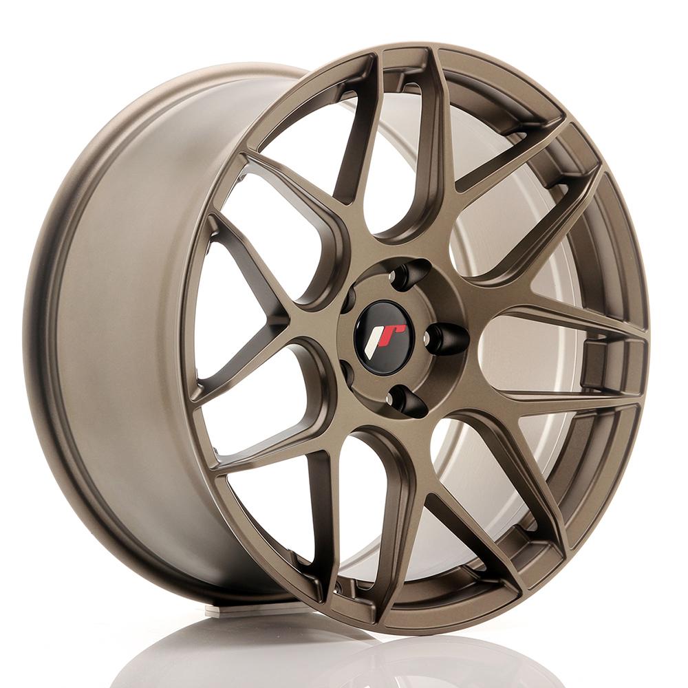 Jante JAPAN RACING JR18 7x17 pouces, entraxe 100, déport ET40, couleur BRONZE MAT