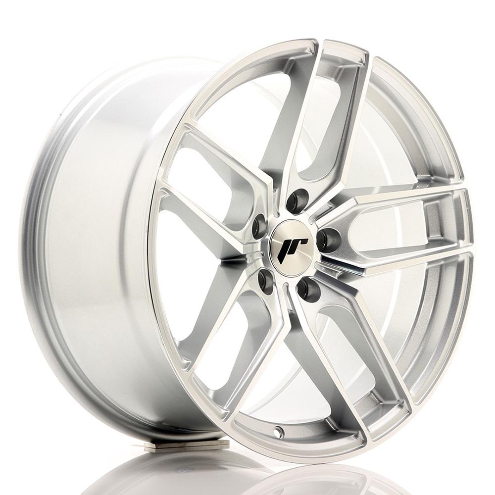 Jante JAPAN RACING JR25 9x18 pouces, entraxe 112, déport ET40, couleur ARGENT FACE POLIE