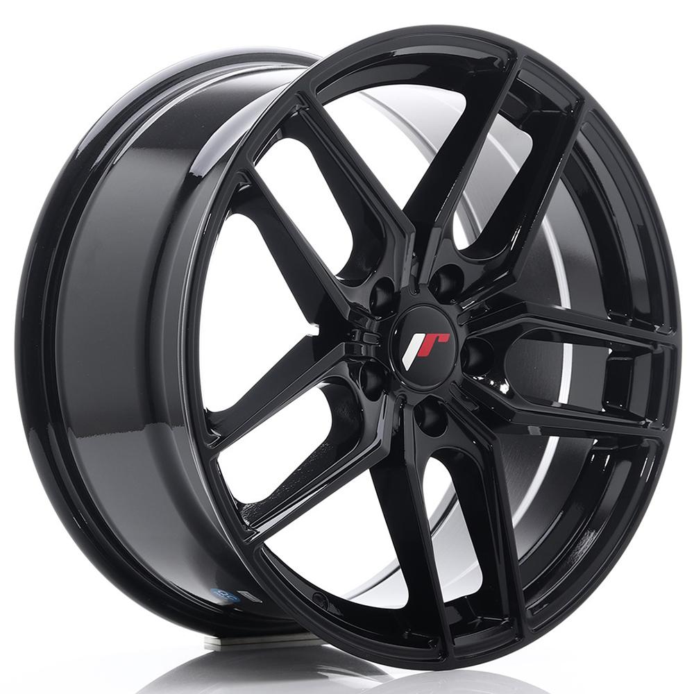 Jante JAPAN RACING JR25 8x18 pouces, entraxe 112, déport ET40, couleur NOIR BRILLANT