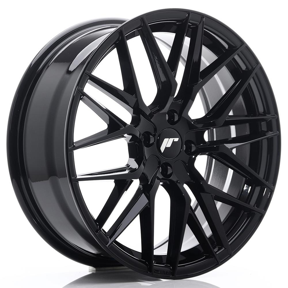 Jante JAPAN RACING JR28 8x17 pouces, entraxe 112, déport ET40, couleur NOIR BRILLANT 