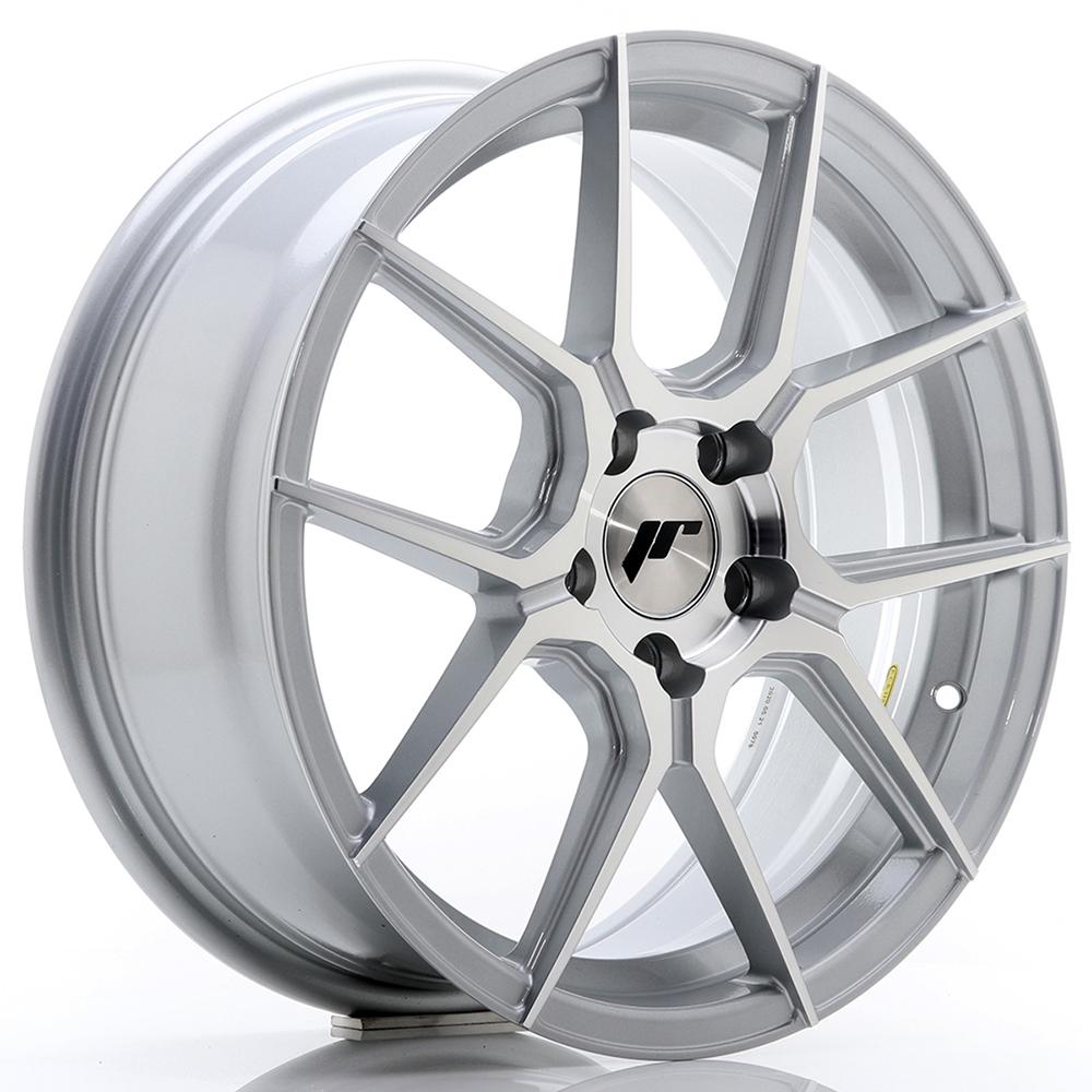 Jante JAPAN RACING JR30 10x20 pouces, entraxe 120, déport ET41, couleur ARGENT FACE POLIE