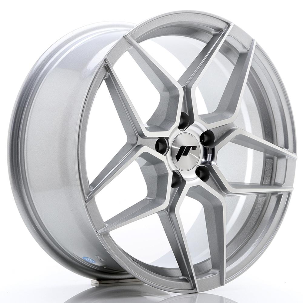 Jante JAPAN RACING JR34 8x18 pouces, entraxe 112, déport ET42, couleur ARGENT FACE POLIE
