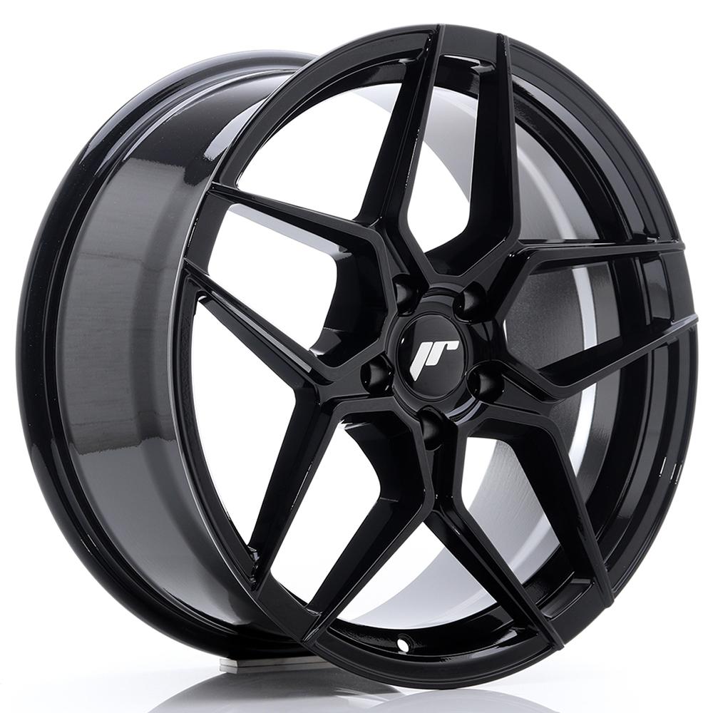 Jante JAPAN RACING JR34 8x18 pouces, entraxe 112, déport ET42, couleur NOIR BRILLANT