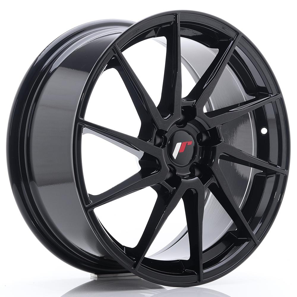 Jante JAPAN RACING JR36 10x20 pouces, entraxe 120, déport ET35, couleur NOIR BRILLANT