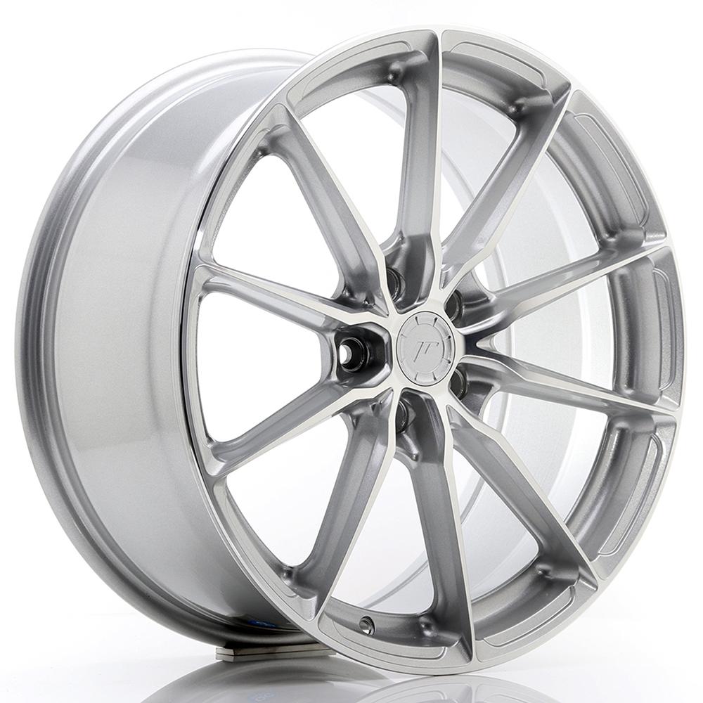 Jante JAPAN RACING JR37 10x20 pouces, entraxe 112, déport ET35, couleur ARGENT FACE POLIE