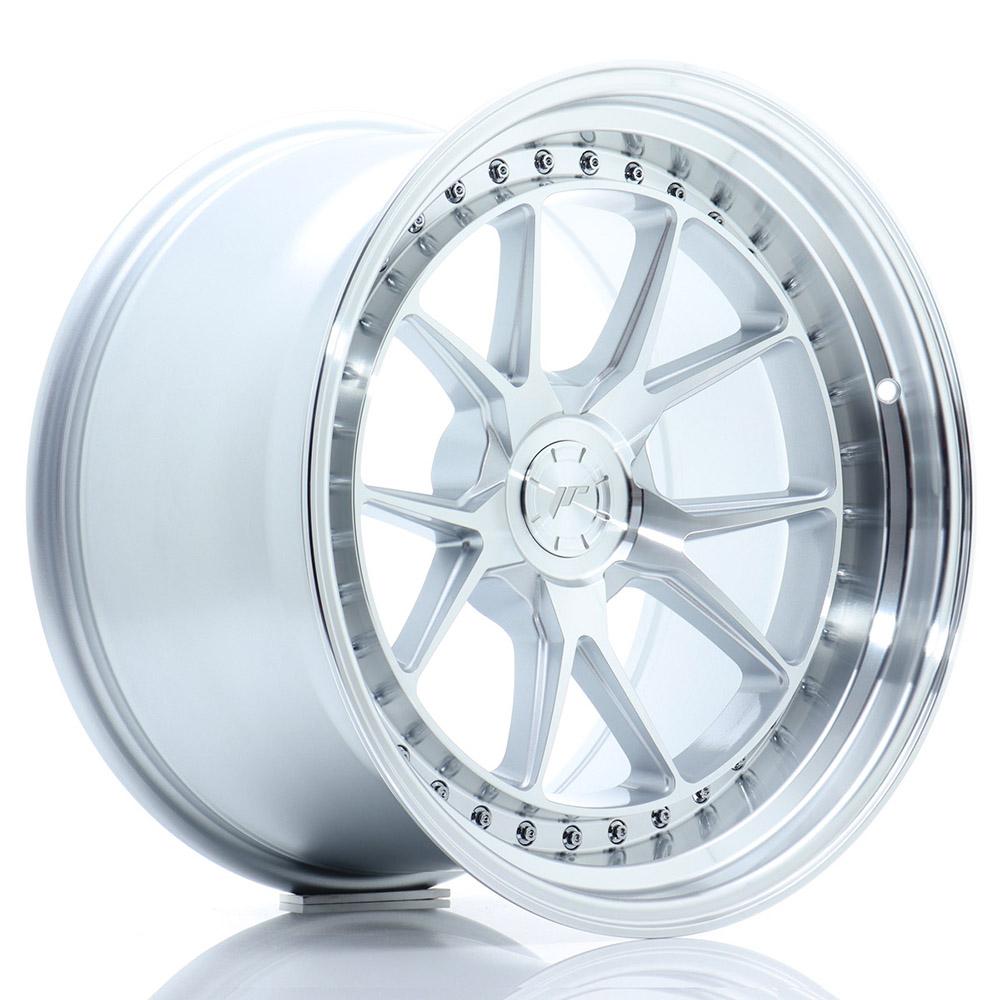 Jante JAPAN RACING JR39 8.5x19 pouces, entraxe 112, déport ET35, couleur ARGENT FACE POLIE