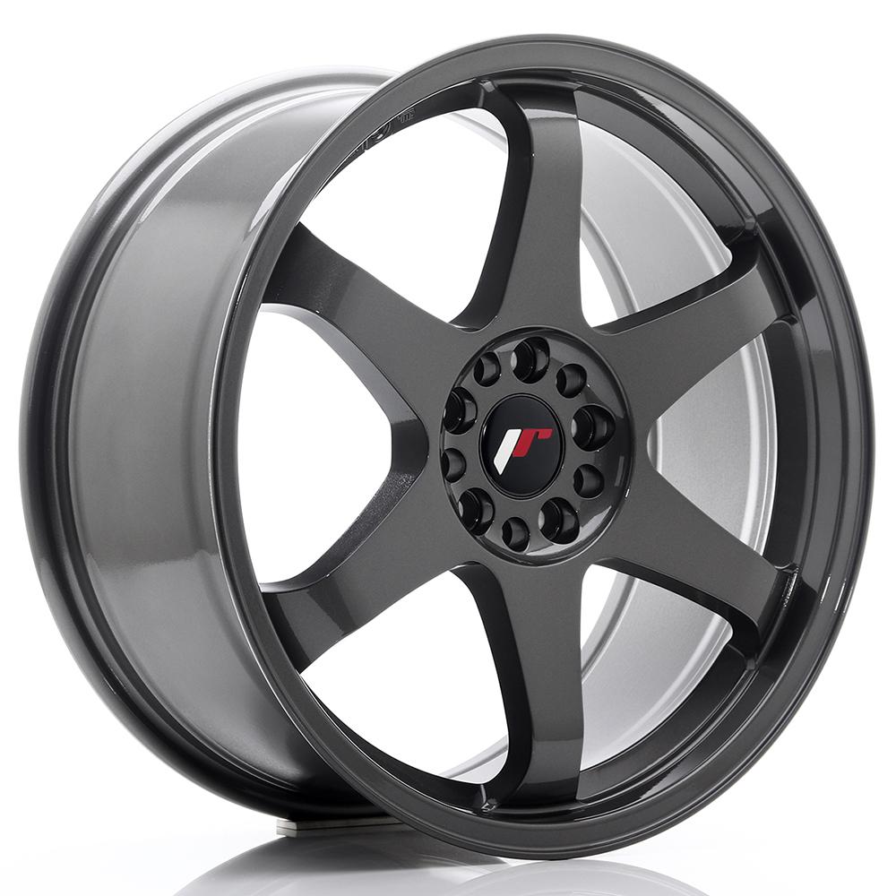 Jante JAPAN RACING JR3 7x16 pouces, entraxe 100, déport ET25, couleur GRIS