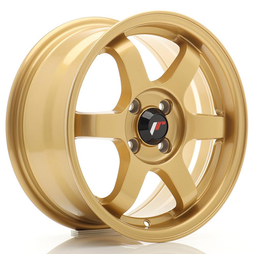 Jante JAPAN RACING JR3 8x18 pouces, entraxe 114.3, déport ET40, couleur OR - Jante non percée - Livraison + 72H