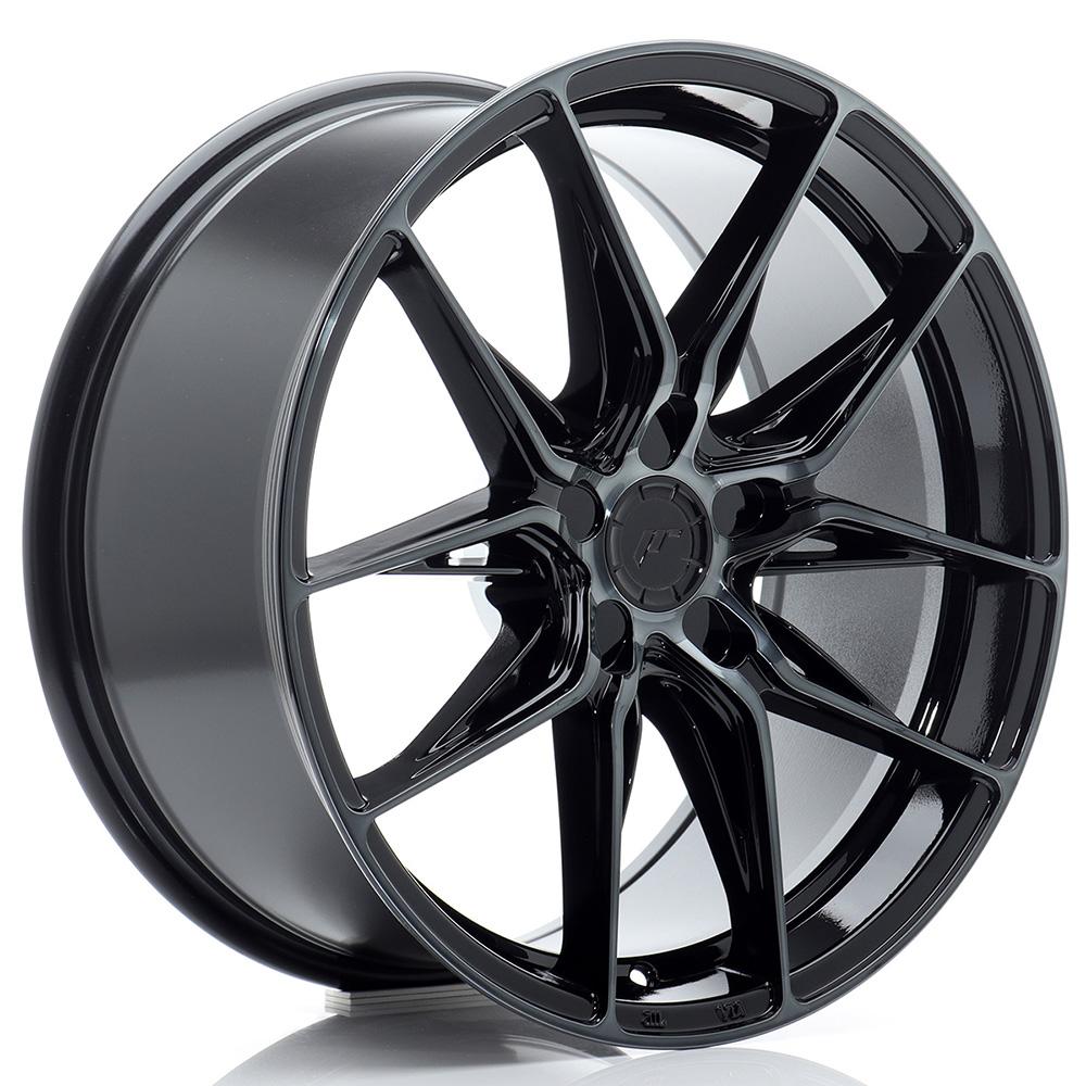 Jante JAPAN RACING JR44 8x18 pouces, entraxe 112, déport ET42, couleur NOIR BROSSE FACE POLIE NOIRE