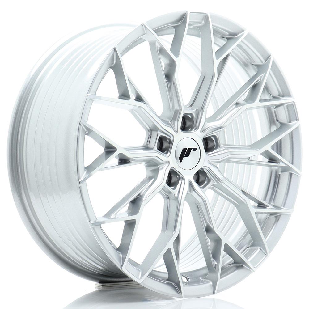 Jante JAPAN RACING JR49 6.5x15 pouces, entraxe 100, déport ET35, couleur ARGENT FACE POLIE