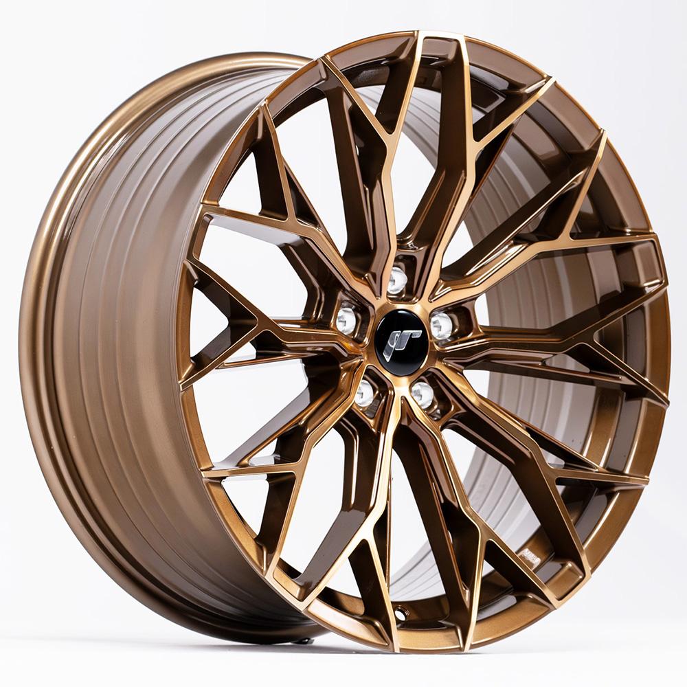Jante JAPAN RACING JR49 6.5x15 pouces, entraxe 100, déport ET35, couleur BRONZE PLATINE