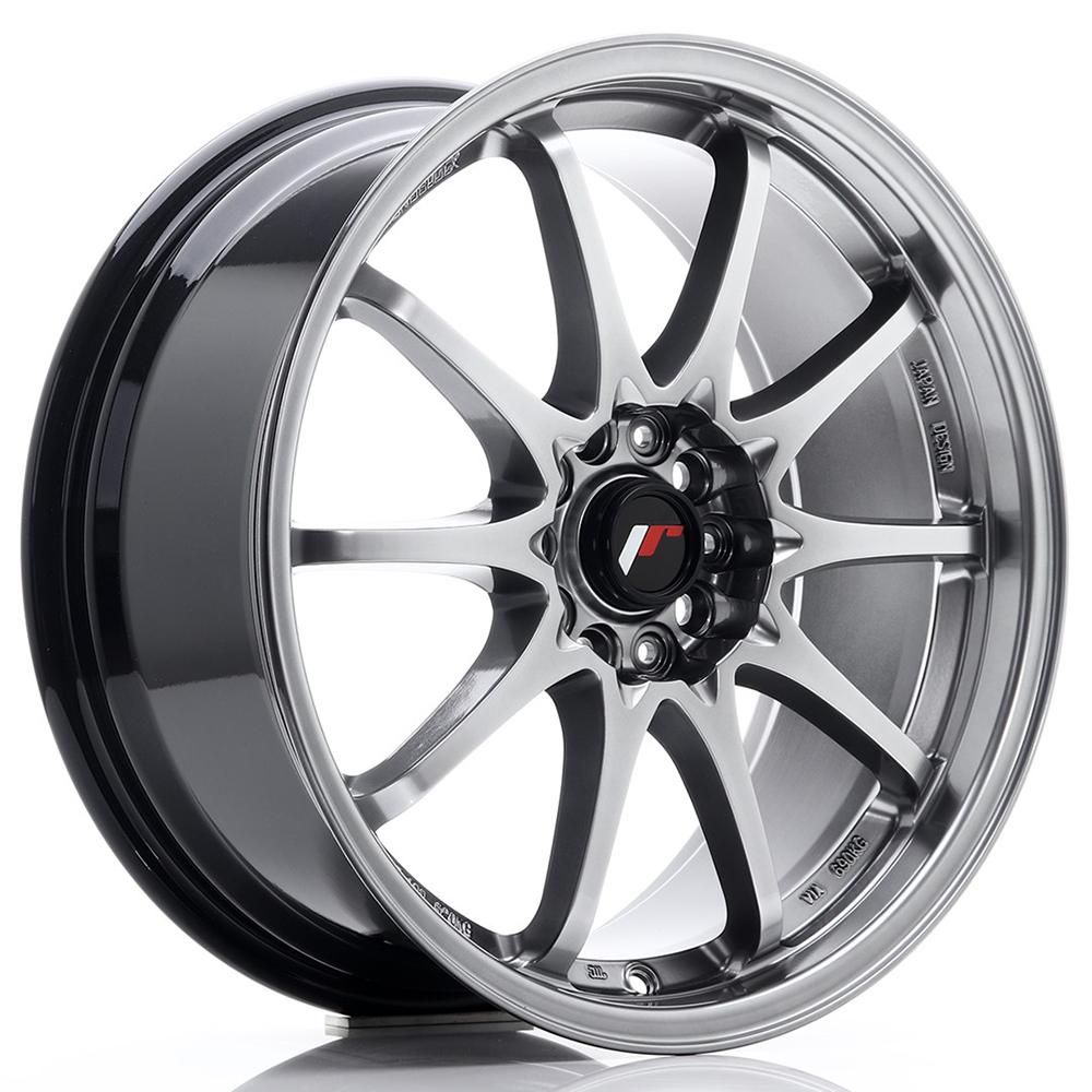 Jante JAPAN RACING JR5 8x18 pouces, entraxe 100, déport ET35, couleur ANTHRACITE