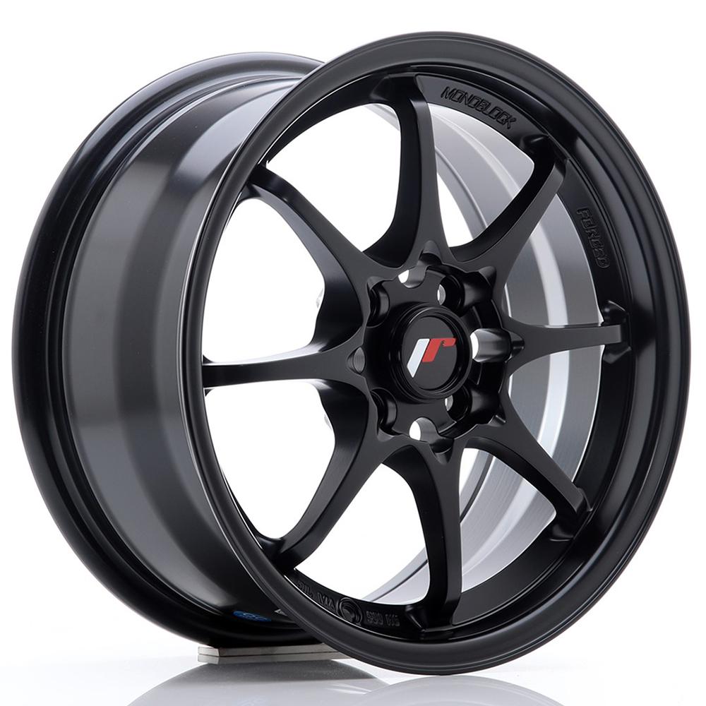 Jante JAPAN RACING JR5 7x15 pouces, entraxe 100, déport ET35, couleur NOIR MAT
