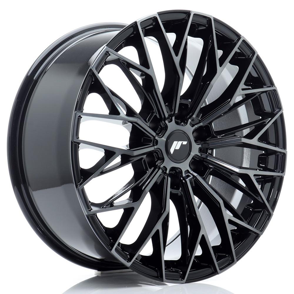 Jante JAPAN RACING JRX12 9x20 pouces, entraxe 114.3, déport ET20, couleur NOIR BROSSE FACE POLIE NOIRE