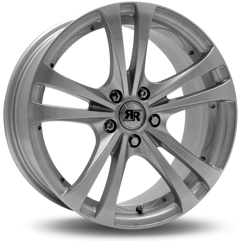 Jante RACER LYRA LIGHT 8x18 pouces, entraxe 100, déport ET35, couleur ARGENT