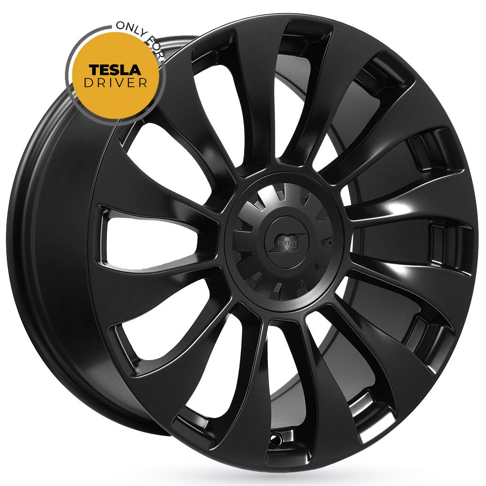 Jante INFINY INDIVIDUAL MAGNET 8.5x19 pouces, entraxe 114.3, déport ET40, couleur NOIR SATIN
