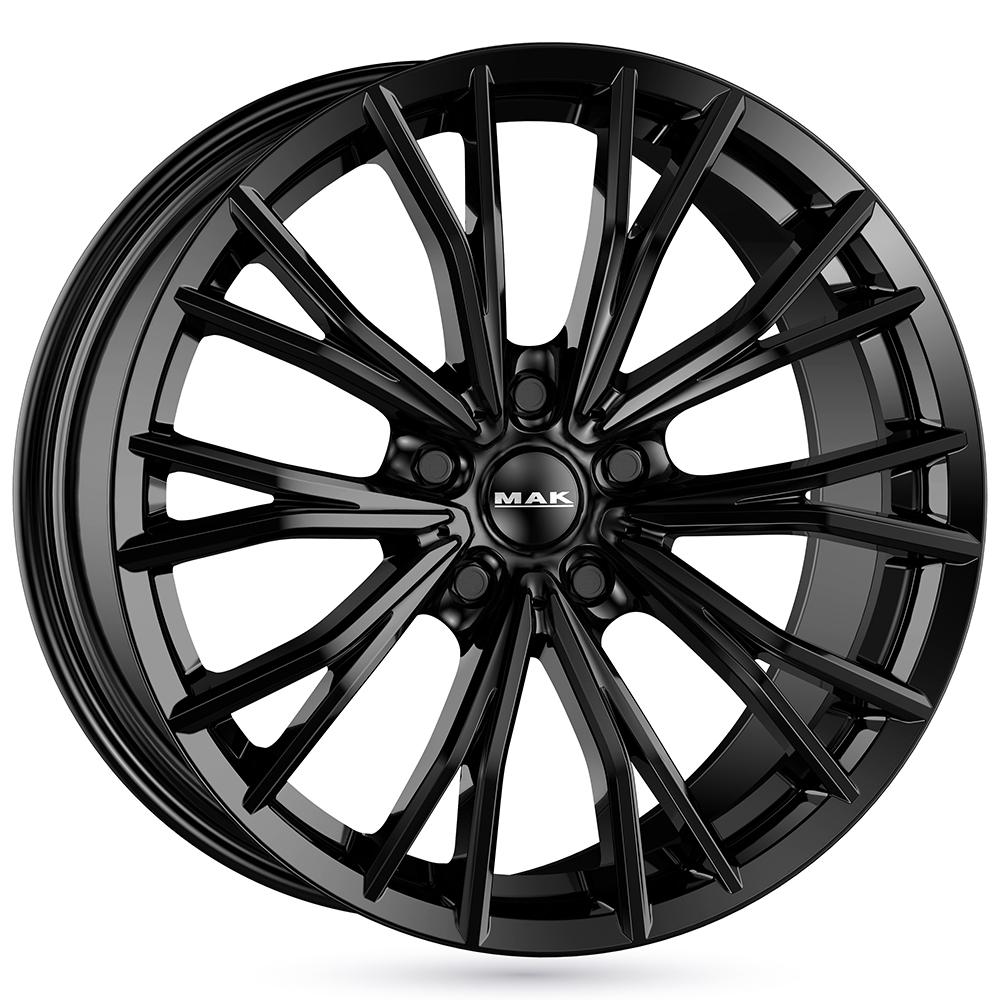 Jante MAK MARK-D 9x20 pouces, entraxe 112, déport ET30, couleur NOIR BRILLANT
