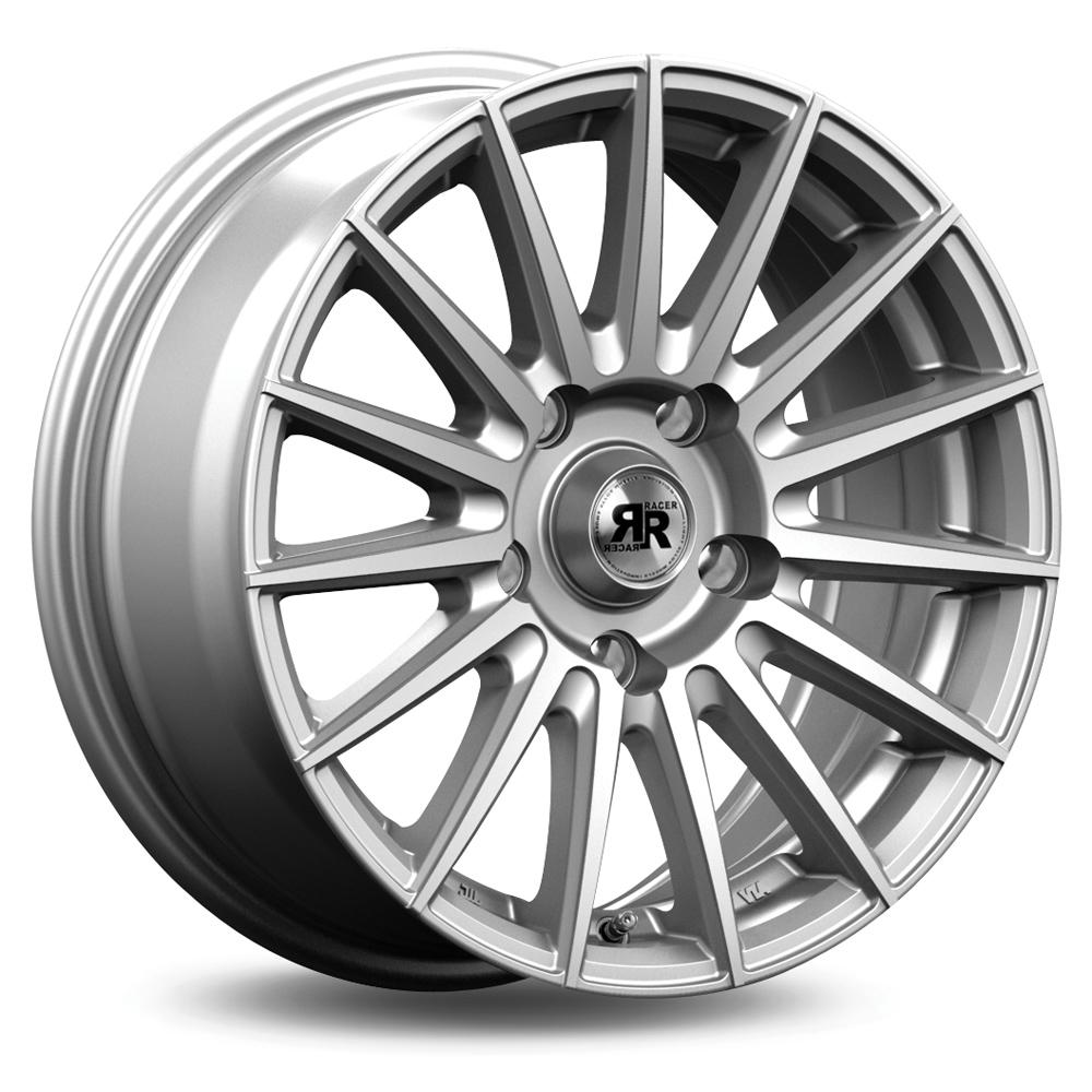 Jante RACER MONZA 7.5x17 pouces, entraxe 100, déport ET35, couleur ARGENT