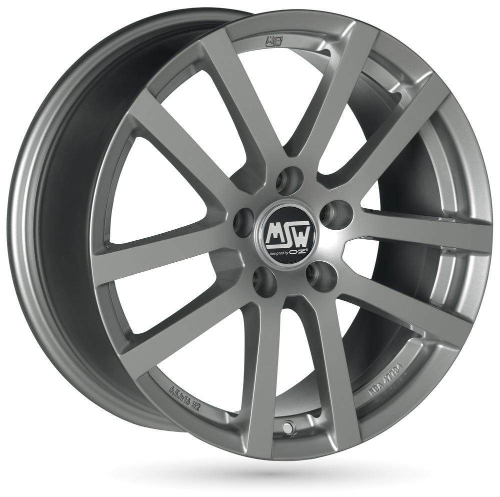 Jante MSW MSW22 8x17 pouces, entraxe 114.3, déport ET45, couleur GRIS BRILLANT