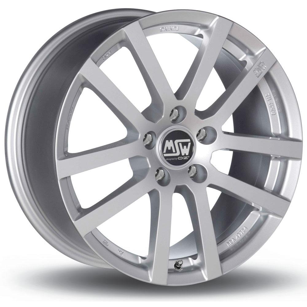 Jante MSW MSW22 6.5x16 pouces, entraxe 108, déport ET25, couleur ARGENT
