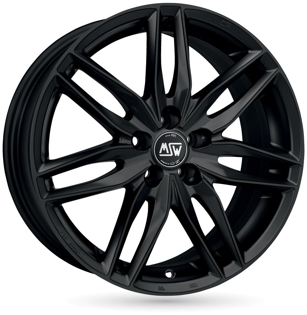 Jante MSW MSW24 9x19 pouces, entraxe 112, déport ET29, couleur NOIR MAT