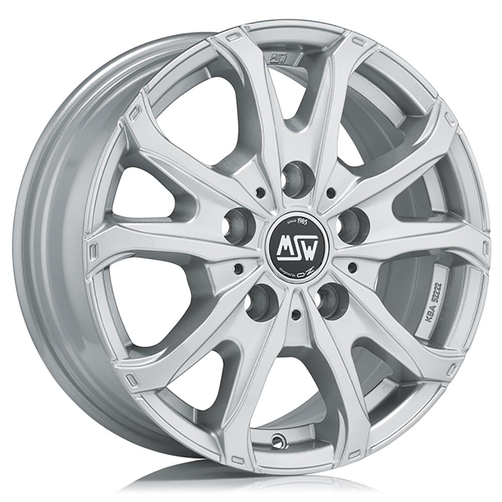 Jante MSW MSW48 VAN 6.5x16 pouces, entraxe 118, déport ET55, couleur ARGENT