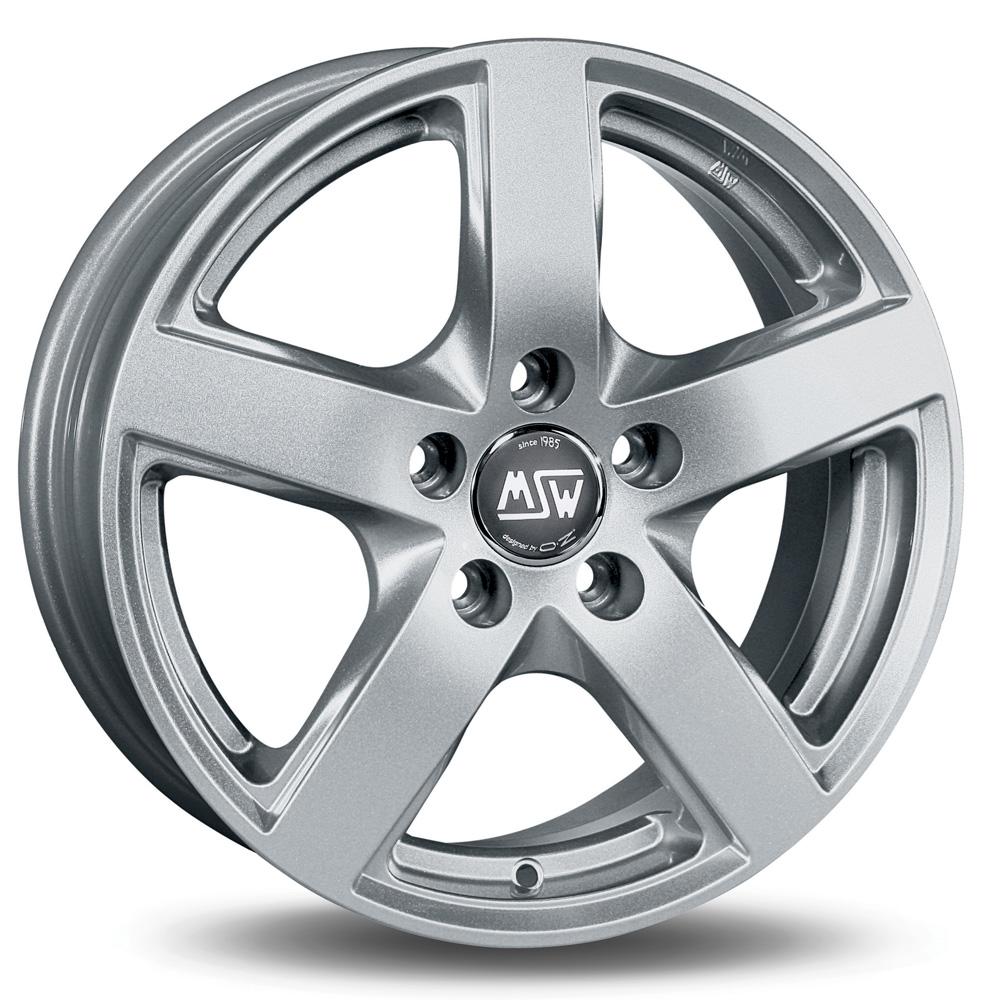 Jante MSW MSW55 6.5x16 pouces, entraxe 115, déport ET41, couleur ARGENT
