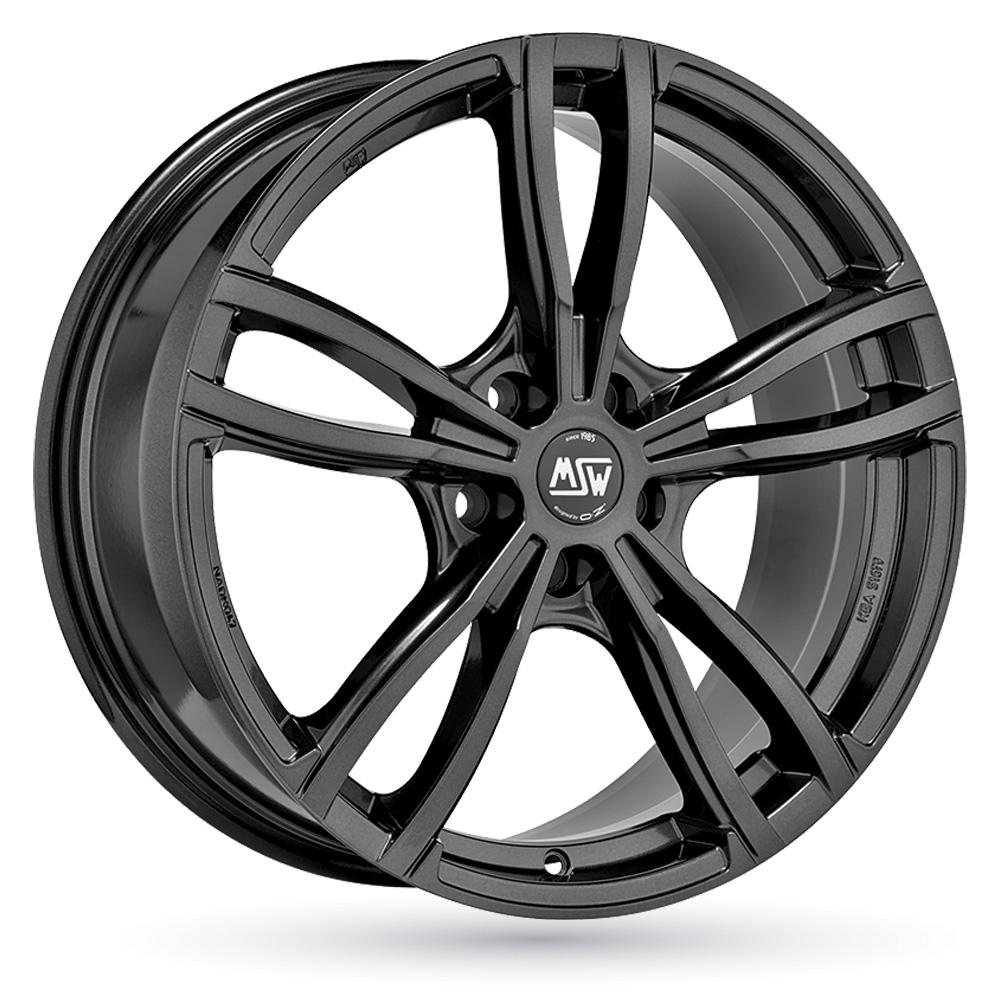 Jante MSW MSW73 8.5x19 pouces, entraxe 120, déport ET47, couleur GRIS BRILLANT