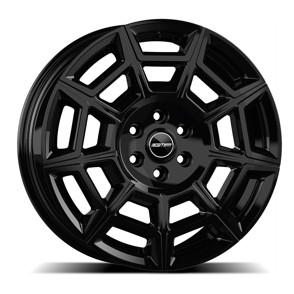 Jante GMP PERVAN 8.5x19 pouces, entraxe 139.7, déport ET50, couleur NOIR BRILLANT 