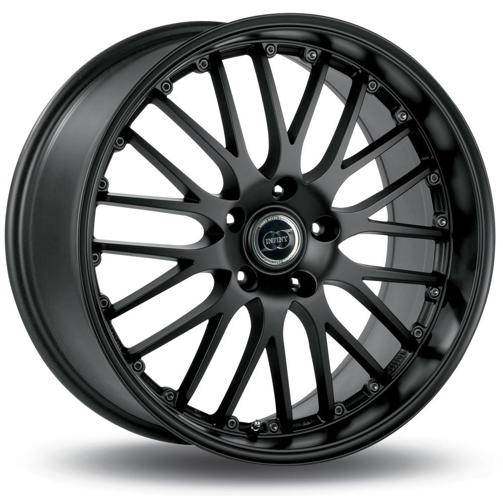 Jante INFINY PHOENIX 8x19 pouces, entraxe 114, déport ET35, couleur NOIR SATIN