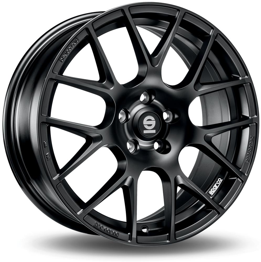 Jante SPARCO PRO CORSA 8x18 pouces, entraxe 100, déport ET35, couleur TITANE MAT