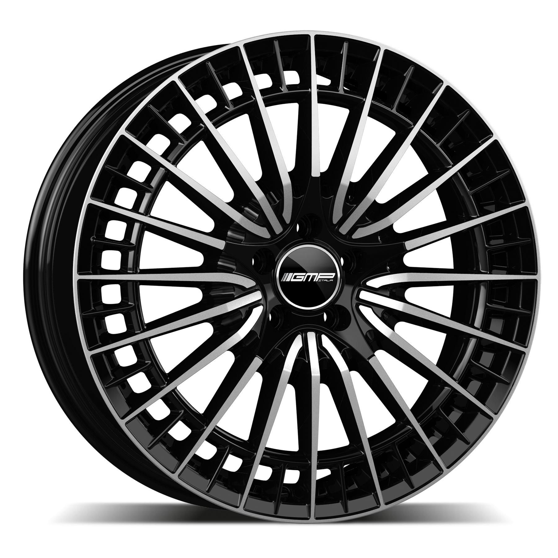 Jante GMP QSTAR 10x20 pouces, entraxe 112, déport ET48, couleur NOIR FACE POLIE