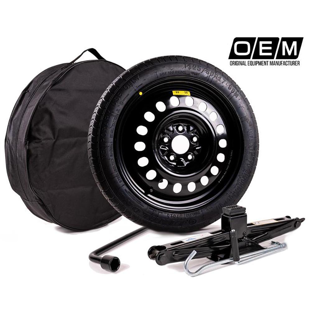 Jante EURASTEEL M7 3.5x17 pouces, entraxe 108, déport ET32, couleur Jante acier + Pneu 135/90 R17. Dedicated - Taille du kit (jante et pneu) 68x14cm.