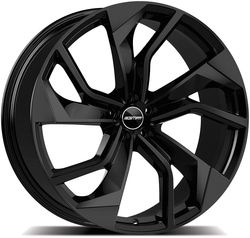 Jante GMP REBEL 9.5x22 pouces, entraxe 130, déport ET60, couleur NOIR BRILLANT 