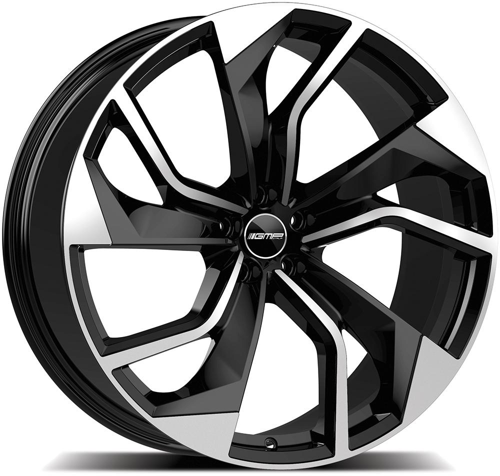 Jante GMP REBEL 10x23 pouces, entraxe 112, déport ET30, couleur NOIR FACE POLIE