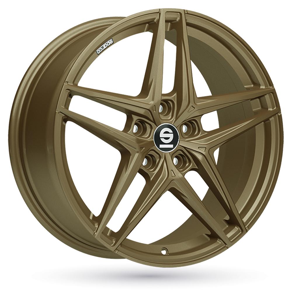Jante SPARCO RECORD 8x19 pouces, entraxe 112, déport ET45, couleur BRONZE 