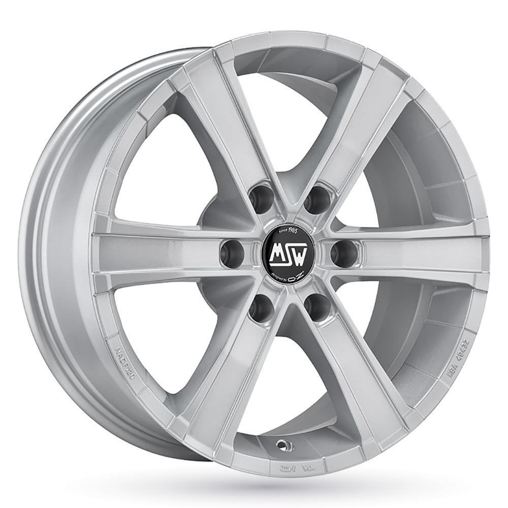 Jante MSW SAHARA 8x17 pouces, entraxe 114.3, déport ET30, couleur ARGENT