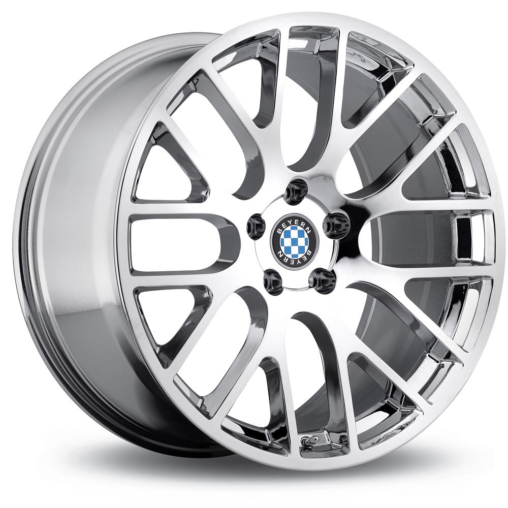 Jante BEYERN SPARTAN 9x20 pouces, entraxe 120, déport ET15, couleur CHROME LOOK