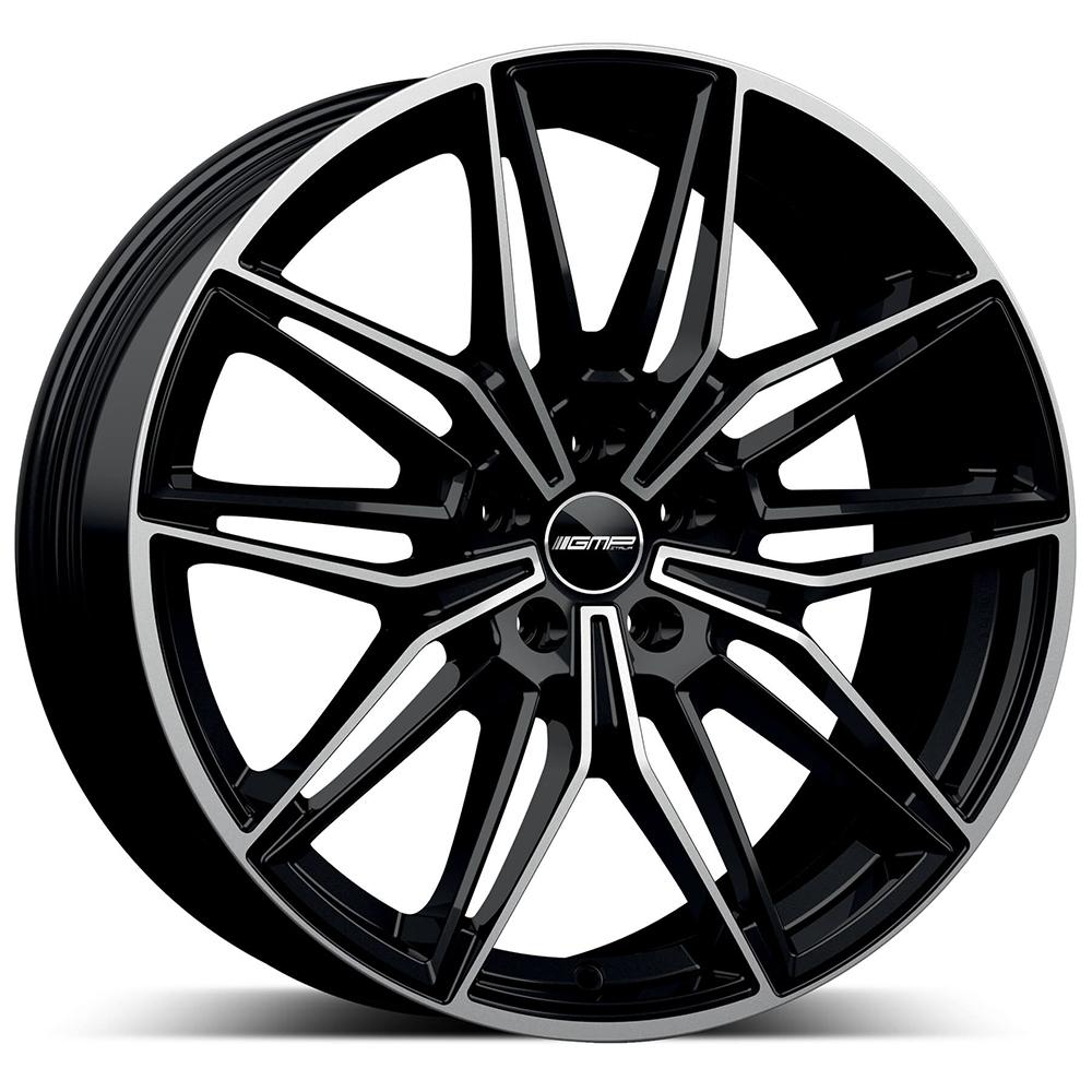 Jante GMP SPECTER 9.5x20 pouces, entraxe 120, déport ET37, couleur NOIR FACE POLIE
