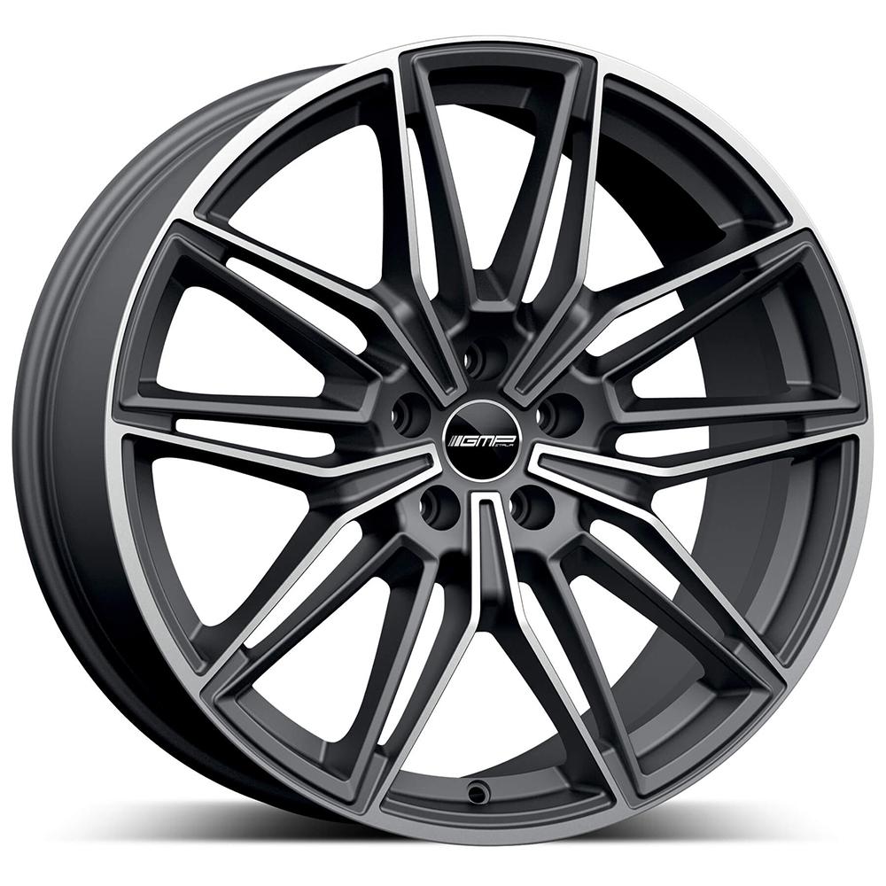 Jante GMP SPECTER 8.5x20 pouces, entraxe 112, déport ET45, couleur GRIS MAT FACE POLIE