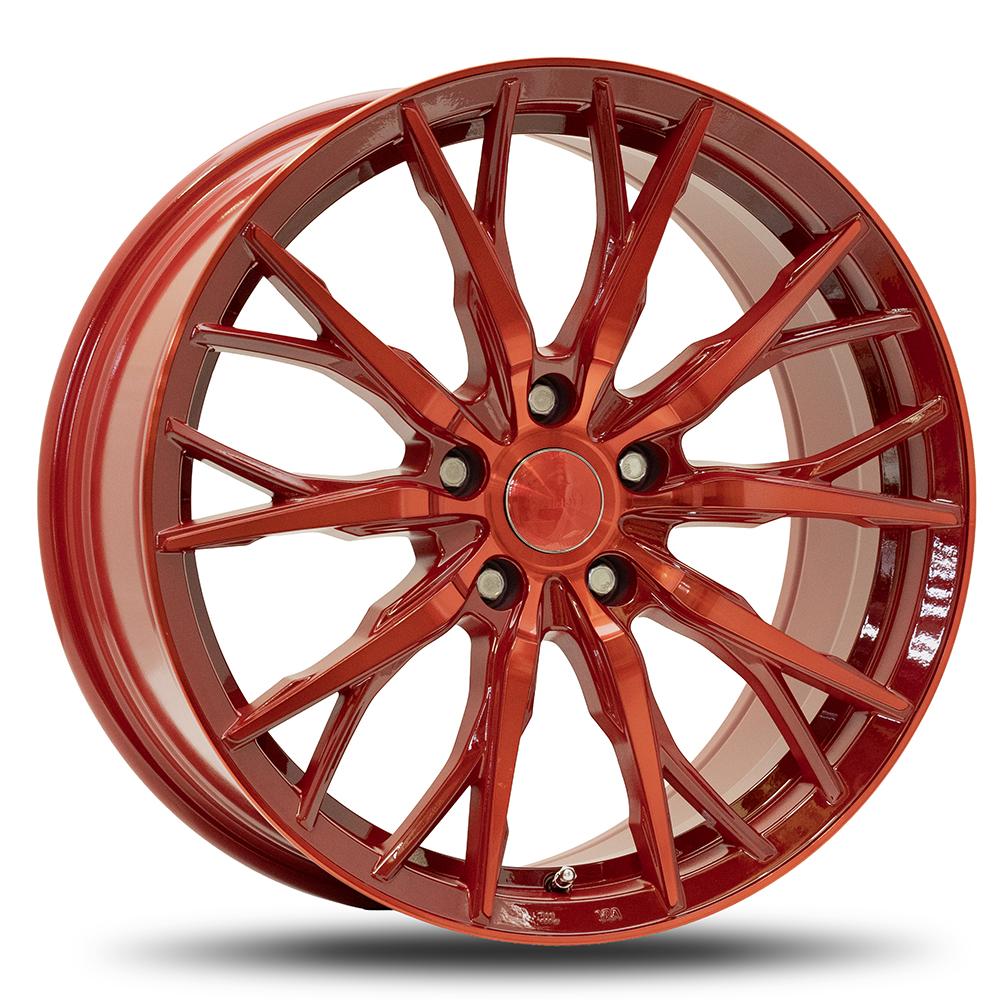 Jante INFINY SPIKE 8x18 pouces, entraxe 114, déport ET42, couleur ROUGE ANODISE
