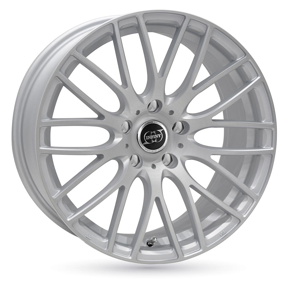 Jante INFINY SPYDER 8x18 pouces, entraxe 112, déport ET35, couleur ARGENT MAT