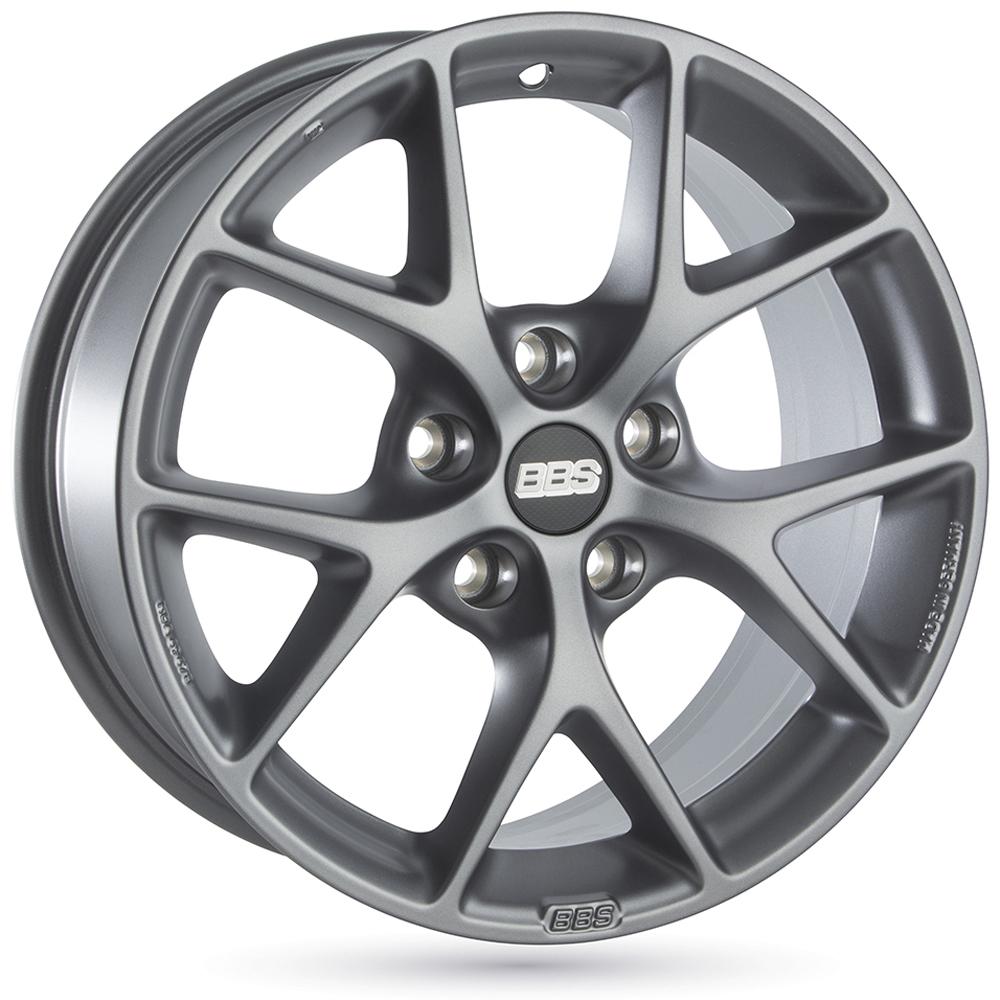 Jante BBS SR 7x16 pouces, entraxe 112, déport ET48, couleur GRIS SATIN